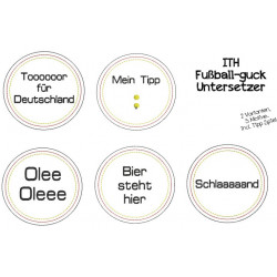 ITH - Fußball-guck Untersetzer